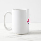 Flamingo Tornado Bold Moderne Graphic Art Kaffeetasse (Links)