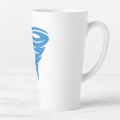 Flamingo Tornado Bold Moderne Graphic Art Milchtasse (Rechts)