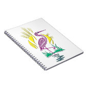 Flamingo Tote Bag Notizblock (Rechte Seite)
