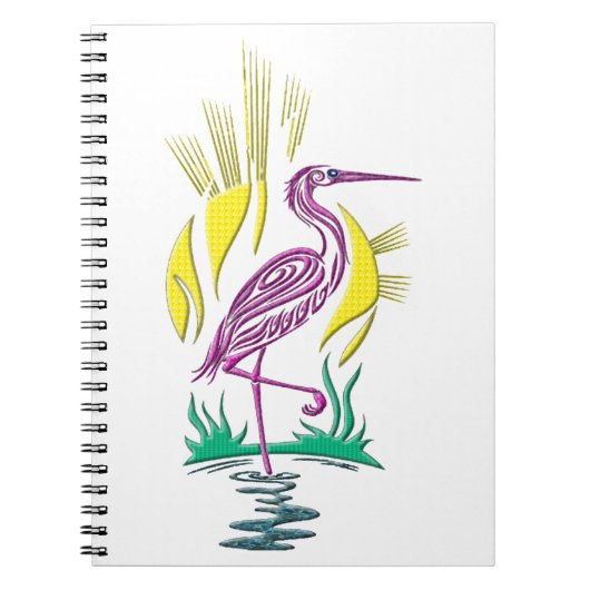 Flamingo Tote Bag Notizblock (Vorderseite)
