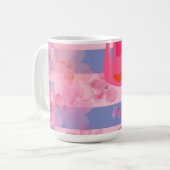 Flamingo Träumerei Kaffeetasse (Vorderseite Links)