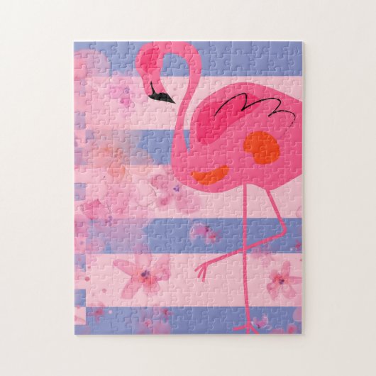 Flamingo Träumerei Puzzle (Vertikal)