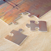 Flamingo Trio am Strand Puzzle (Seite)