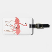 Flamingo Trio Gepäckanhänger (Vorderseite horizontal)