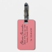 Flamingo Trio Gepäckanhänger (Rückseite vertikal)