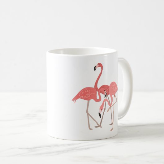 Flamingo Trio Kaffeetasse (VorderseiteRechts)