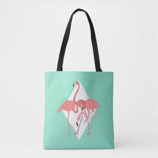 Flamingo Trio Tropical Tasche (Vorderseite)