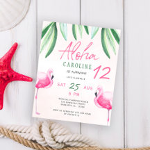 Flamingo Tropical Aloha Kinder Budget Geburtstagsp