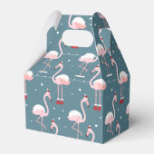 Flamingo Tropical Christmas Geschenkschachtel (Rückseite)