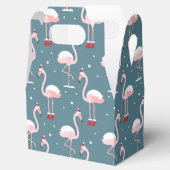 Flamingo Tropical Christmas Geschenkschachtel (Geöffnet)