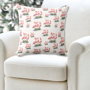 Flamingo Tropical Christmas Kissen