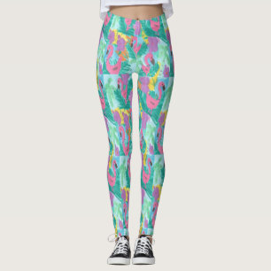 Flamingo Tropical Dschungel Leggings