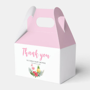 Flamingo Tropical Es ist eine Girl Baby Dusche Geschenkschachtel