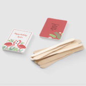 Flamingo Tropical Fächer (Non-assembled)