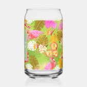 Flamingo Tropical Garden Bright Green Dosenglas (Links)