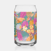 Flamingo Tropical Garden Türkis Dosenglas (Links)