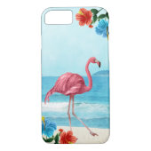 Flamingo Tropical iPhone Case Cover (Rückseite)