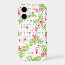 Flamingo Tropical iPhone Case Cover