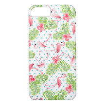 Flamingo Tropical iPhone Case Cover