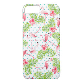 Flamingo Tropical iPhone Case Cover