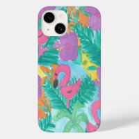 Flamingo Tropical Jungle Pattern