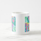 Flamingo Tropical Jungle Pattern Kaffeetasse (Mittel)