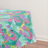 Flamingo Tropical Jungle Print Tischdecke (Beispiel)