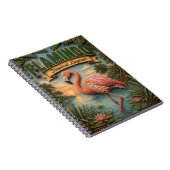 Flamingo Tropical Lagoon POPCUT Notizblock (Rechte Seite)