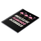 Flamingo Tropical Obsessive Flamingo-Störung 546 Notizblock (Linke Seite)