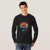 Flamingo Tropical Paradise Serenade T-Shirt (Vorne ganz)