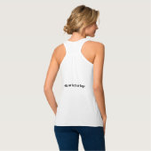 Flamingo Tropical Paradise Serenade Tank Top (Rückseite Vollansicht)