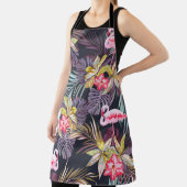 Flamingo Tropical: Sommer nahtloses Muster Schürze (InSitu)