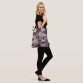 Flamingo Tropical: Sommer nahtloses Muster Tasche (Am Model)