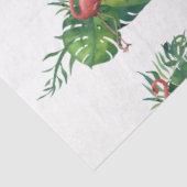 Flamingo Tropical Vibes Series Design 10 Seidenpapier (Ausschnitt)