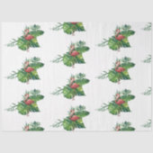 Flamingo Tropical Vibes Series Design 10 Seidenpapier (Vorderseite)