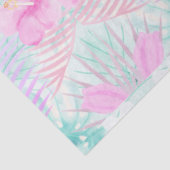 Flamingo Tropical Vibes Series Design 14 Seidenpapier (Ausschnitt)