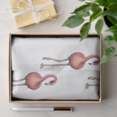 Flamingo Tropical Vibes Series Design 1 Seidenpapier (Geschenk)