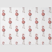 Flamingo Tropical Vibes Series Design 1 Seidenpapier (Vorderseite)