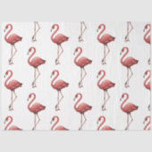 Flamingo Tropical Vibes Series Design 2 Seidenpapier (Vorderseite)
