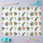 Flamingo Tropical Vibes Series Design 3 Seidenpapier (Basteln)