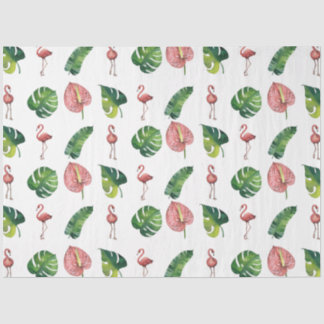 Flamingo Tropical Vibes Series Design 3 Seidenpapier