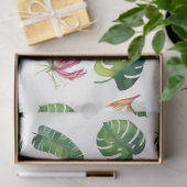 Flamingo Tropical Vibes Series Design 4 Seidenpapier (Geschenk)