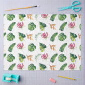 Flamingo Tropical Vibes Series Design 4 Seidenpapier (Basteln)