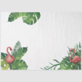 Flamingo Tropical Vibes Series Design 6 Seidenpapier (Vorderseite)