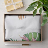 Flamingo Tropical Vibes Series Design 8 Seidenpapier (Geschenk)