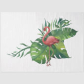 Flamingo Tropical Vibes Series Design 9 Seidenpapier (Vorderseite)