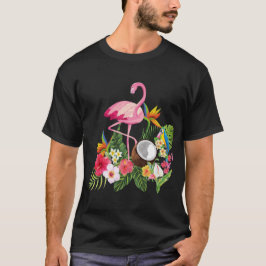 Flamingo tropische Designs T-Shirt