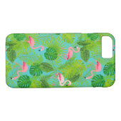 Flamingo tropische iPhone Fall-Abdeckung Case-Mate iPhone Hülle (Rückseite (Horizontal))