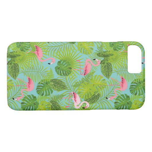 Flamingo tropische iPhone Fall-Abdeckung Case-Mate iPhone Hülle (Rückseite (Horizontal))