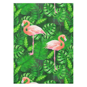 Flamingo tropische Wasserfarbe Tischdecke